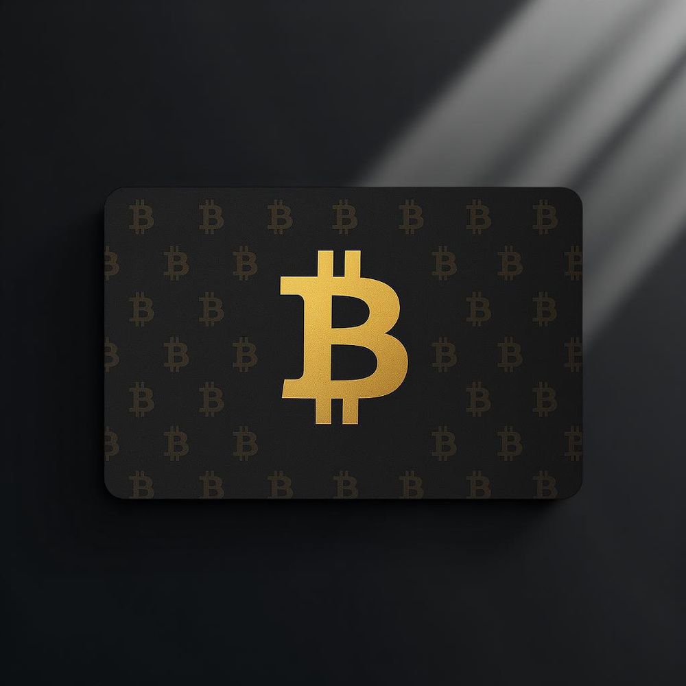 Carte Cronyl Bitcoin en studio